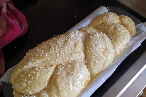 Cliquez pour zoomer ! Brioche tressée à la mie filante Thermomix par sofia_36