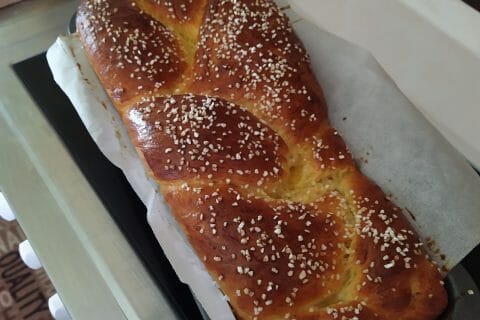 Cliquez pour zoomer ! Brioche tressée à la mie filante Thermomix par sofia_36