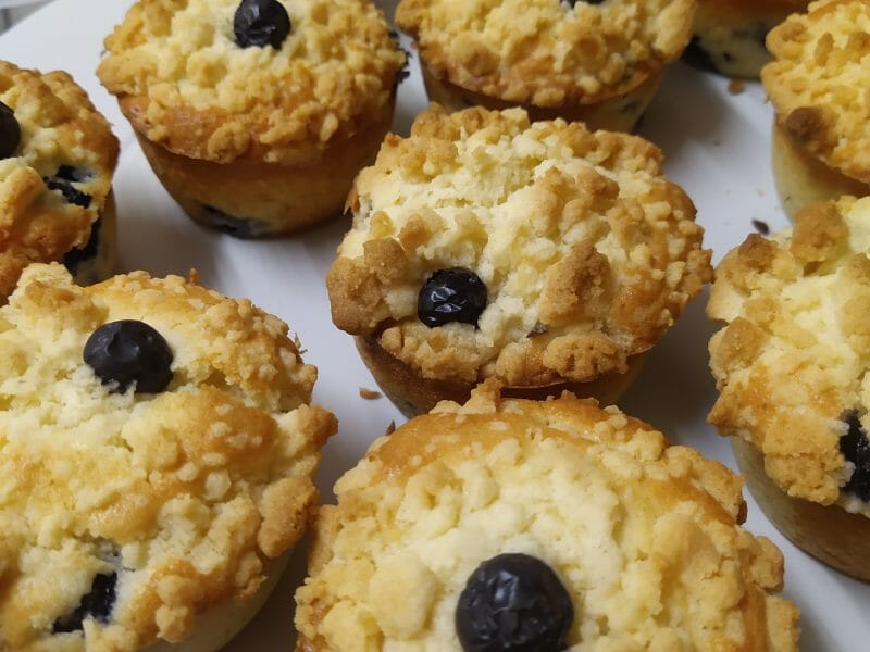 Cliquez pour zoomer ! Muffins aux myrtilles Thermomix par sofia_36