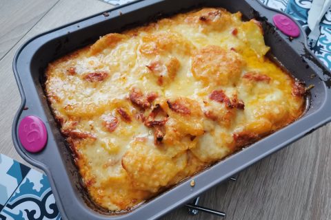 Cliquez pour zoomer ! Gratin de pommes de terre au chorizo Thermomix par meredith21