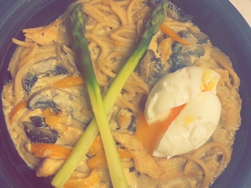 Cliquez pour zoomer ! Ramen thaï au poulet Thermomix par assiamaissa