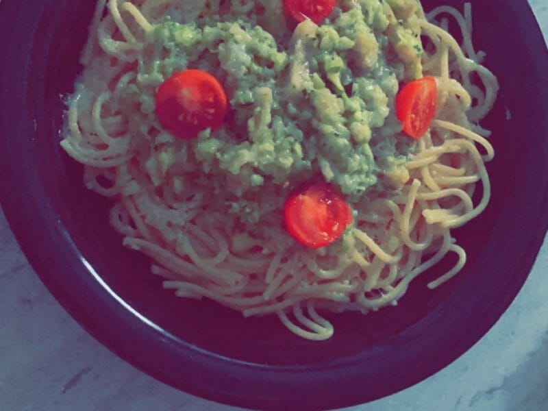 Cliquez pour zoomer ! Pâtes aux courgettes façon carbonara Thermomix par assiamaissa