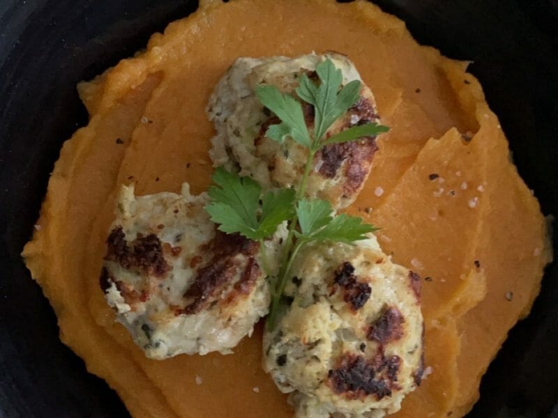 Cliquez pour zoomer ! Boulettes de dinde, courgettes et cumin Thermomix par assiamaissa