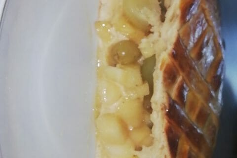 Cliquez pour zoomer ! Brioche aux pommes caramélisées Thermomix par assiamaissa