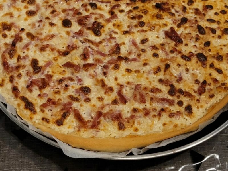 Cliquez pour zoomer ! Flammekueche traditionnelle Thermomix par sab08230