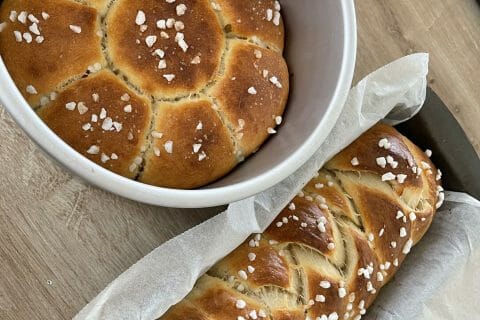 Cliquez pour zoomer ! Brioche tressée à la mie filante Thermomix par Angieblueyes