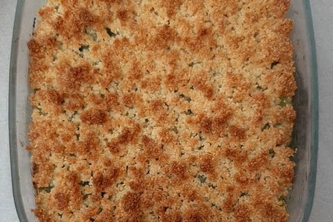 Cliquez pour zoomer ! Crumble courgettes, basilic et parmesan Thermomix par celineh1512