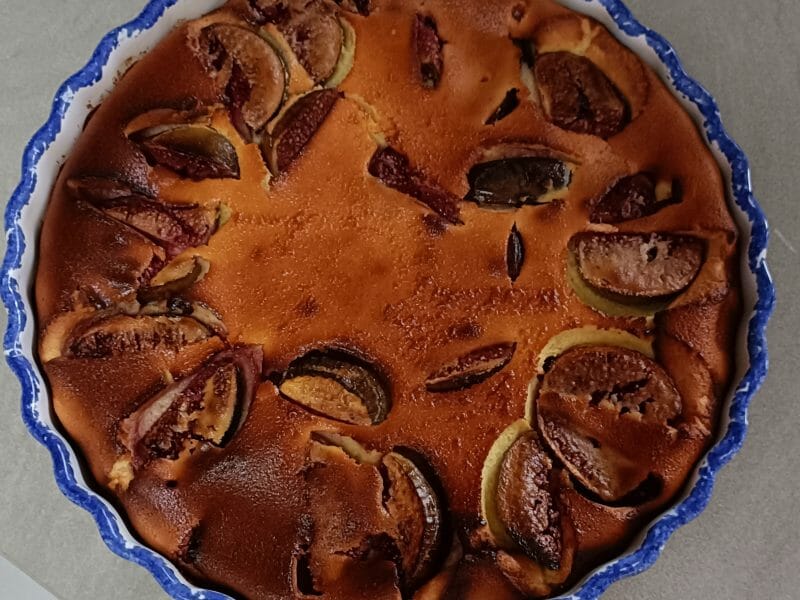 Cliquez pour zoomer ! Clafoutis aux figues Thermomix par celineh1512