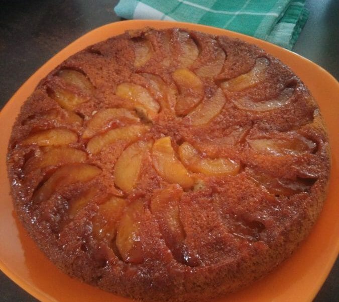 Cliquez pour zoomer ! Gâteau renversé aux pommes caramélisées Thermomix par Isalune