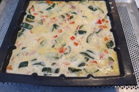 Cliquez pour zoomer ! Tortilla de courgettes Thermomix par ceciledidesch