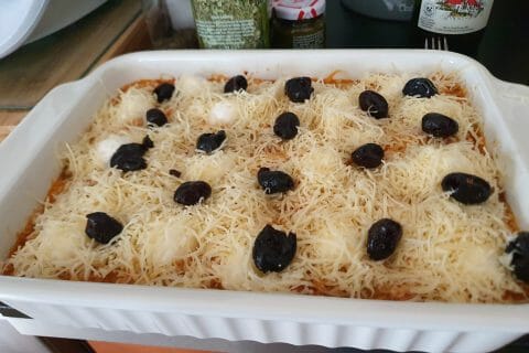 Cliquez pour zoomer ! Gratin de riz façon pizza Thermomix par ceciledidesch