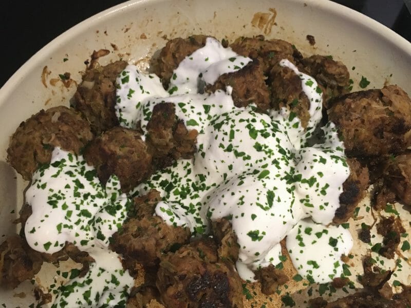 Cliquez pour zoomer ! Boulettes de poireau et boeuf citronné Thermomix par fion8a8