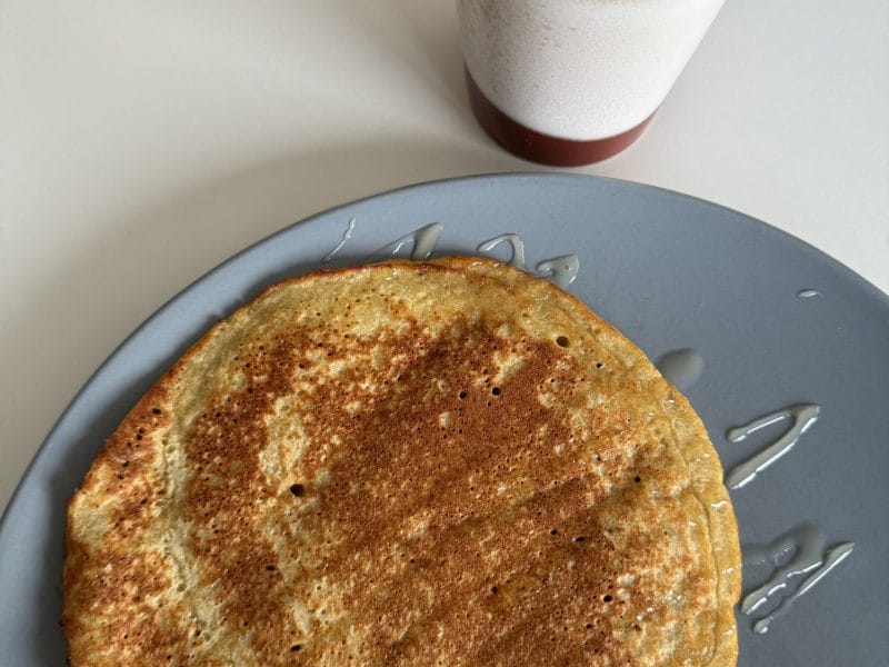 Cliquez pour zoomer ! Pancakes healthy flocons d’avoine et banane Thermomix par Gaelle1987