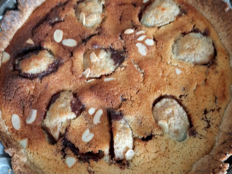 Cliquez pour zoomer ! Tarte poires et chocolat Thermomix par camillembh