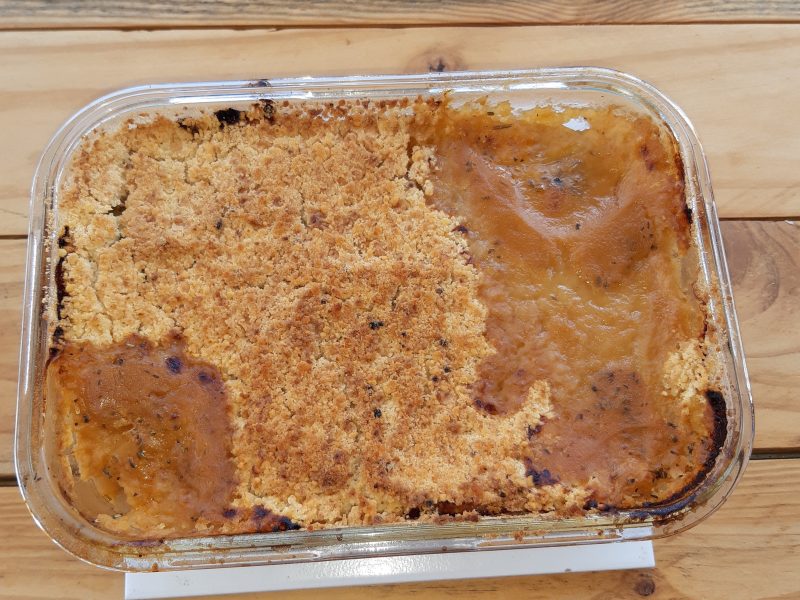 Cliquez pour zoomer ! Crumble aux légumes provençaux Thermomix par nathy34