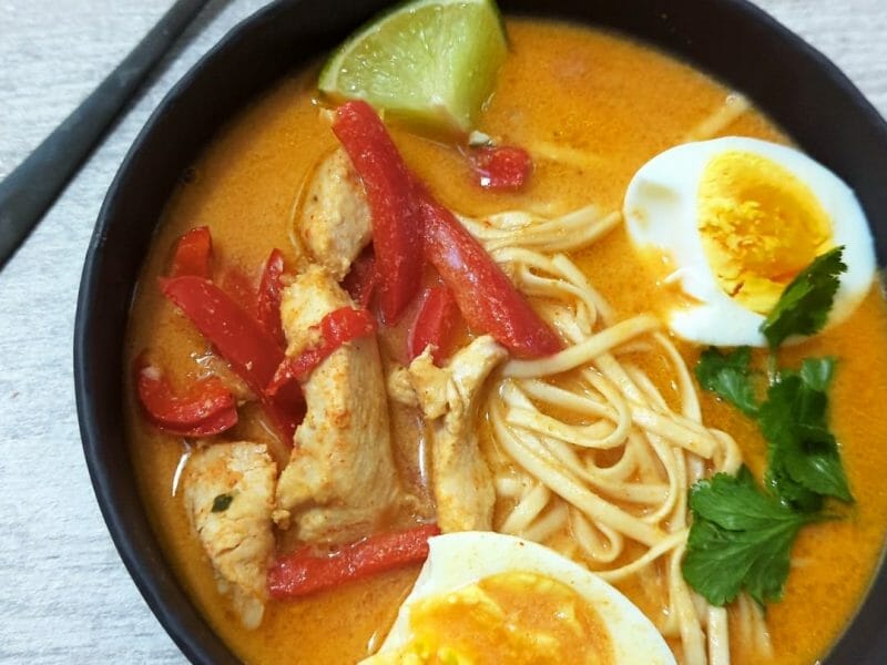 Cliquez pour zoomer ! Ramen thaï au poulet Thermomix par chris5723