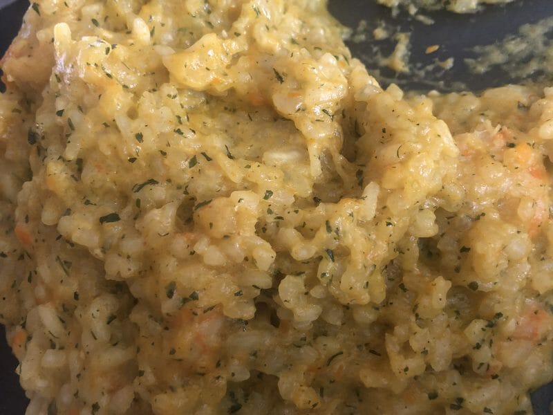 Cliquez pour zoomer ! Risotto crevettes et curry Thermomix par yacine91