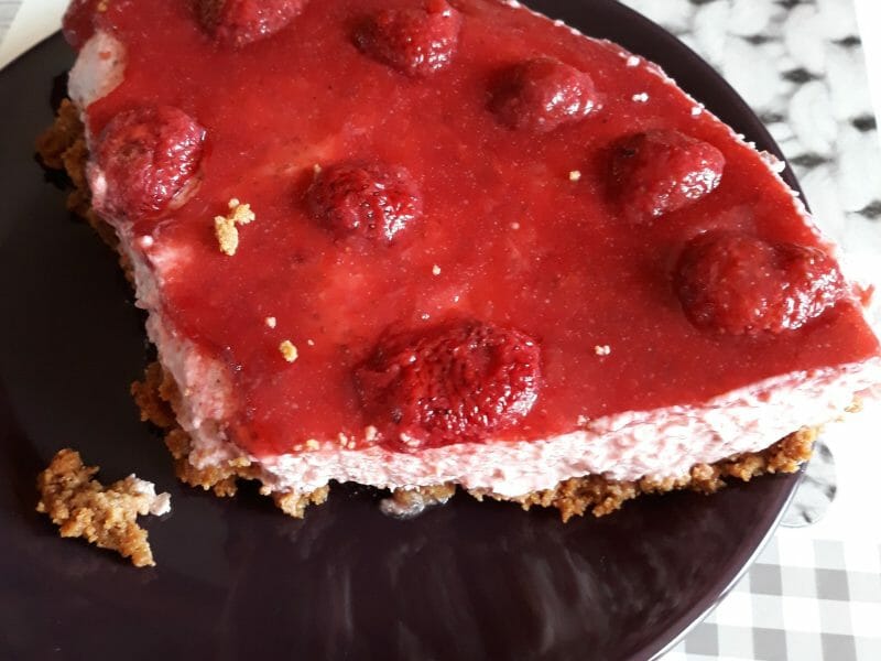 Cliquez pour zoomer ! Bavarois aux fraises Thermomix par isaperle