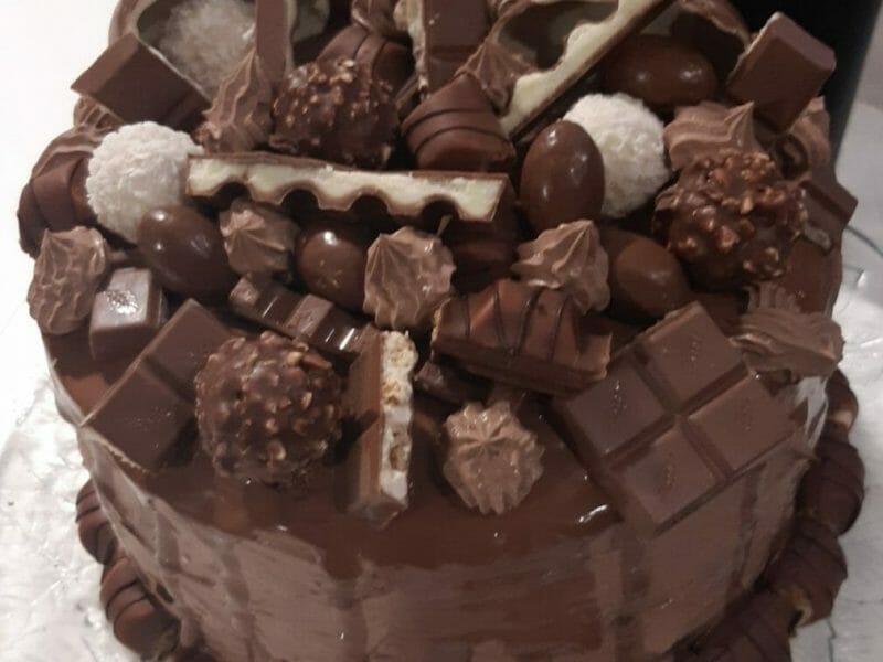 Cliquez pour zoomer ! Layer cake Kinder Bueno Thermomix par coralie_141