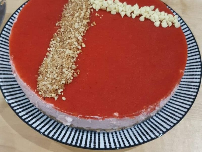 Cliquez pour zoomer ! Bavarois aux fraises Thermomix par Cindy