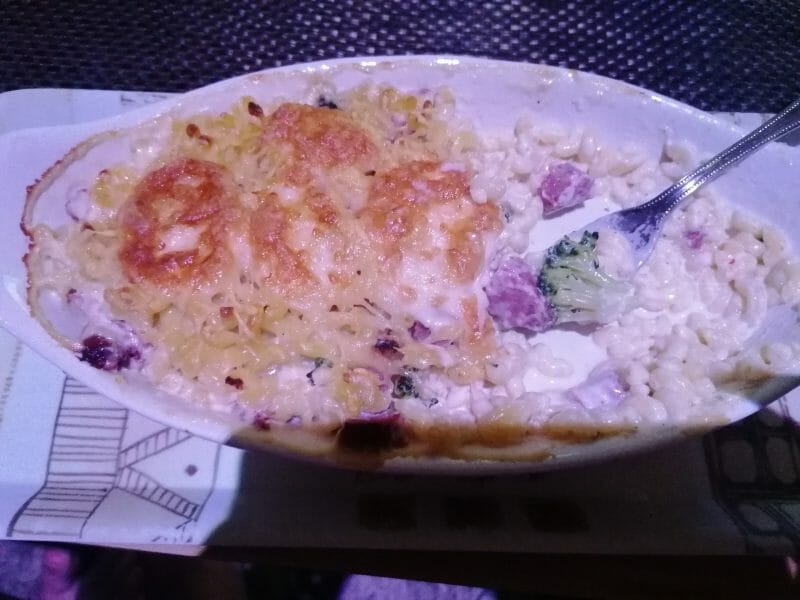 Cliquez pour zoomer ! Gratin de pâtes au brocoli Thermomix par jen59490