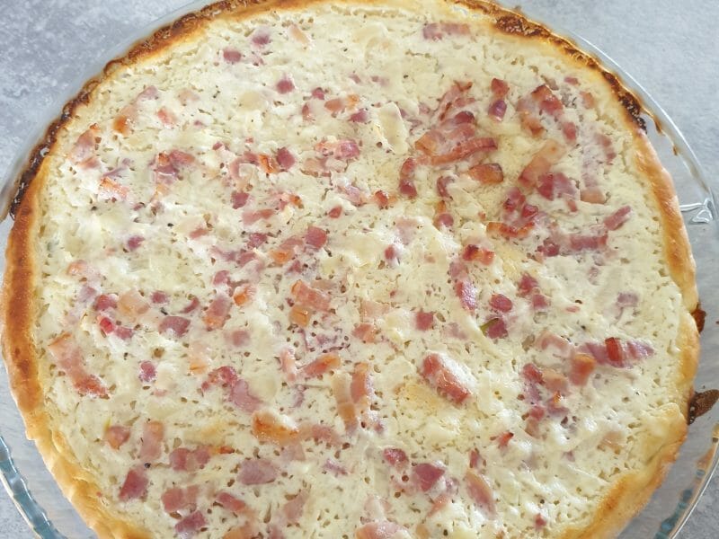 Cliquez pour zoomer ! Flammekueche traditionnelle Thermomix par cecile_5483