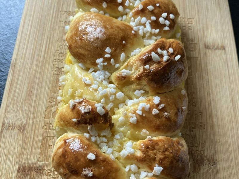 Cliquez pour zoomer ! Brioche tressée à la mie filante Thermomix par nolwenn_29810