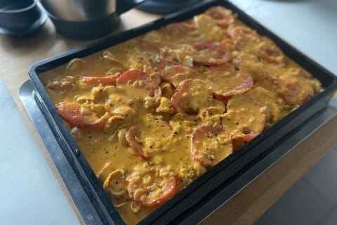 Cliquez pour zoomer ! Gratin de tortellini tomate mozzarella Thermomix par delphine62880