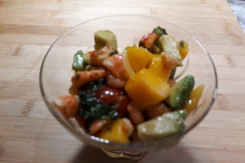 Cliquez pour zoomer ! Ceviche de crevettes, mangue, avocat Thermomix par monique_18