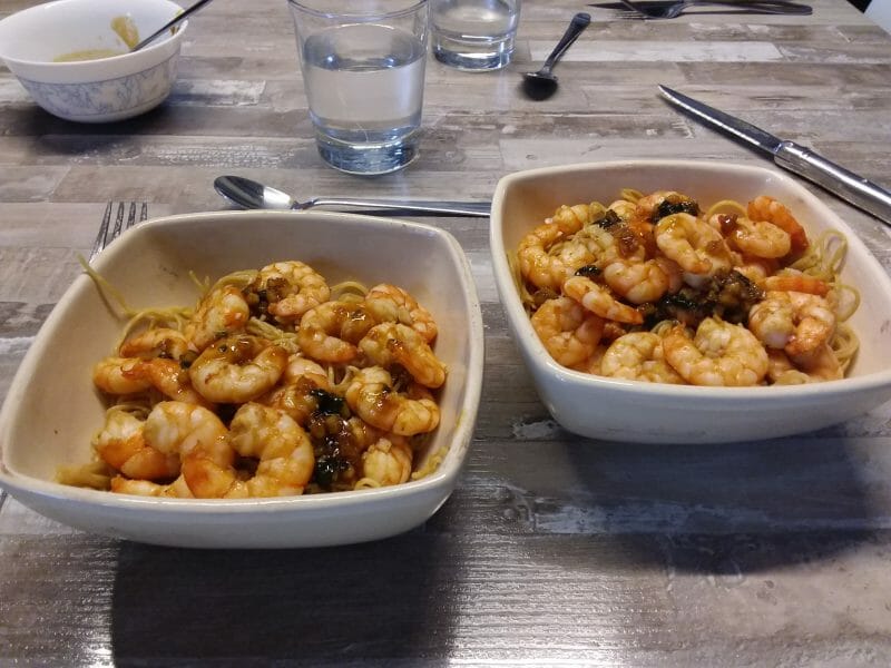 Cliquez pour zoomer ! Bo Bun de crevettes marinées Thermomix par monique_18