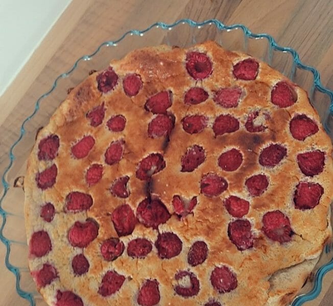 Cliquez pour zoomer ! Clafoutis aux framboises Thermomix par siam2020