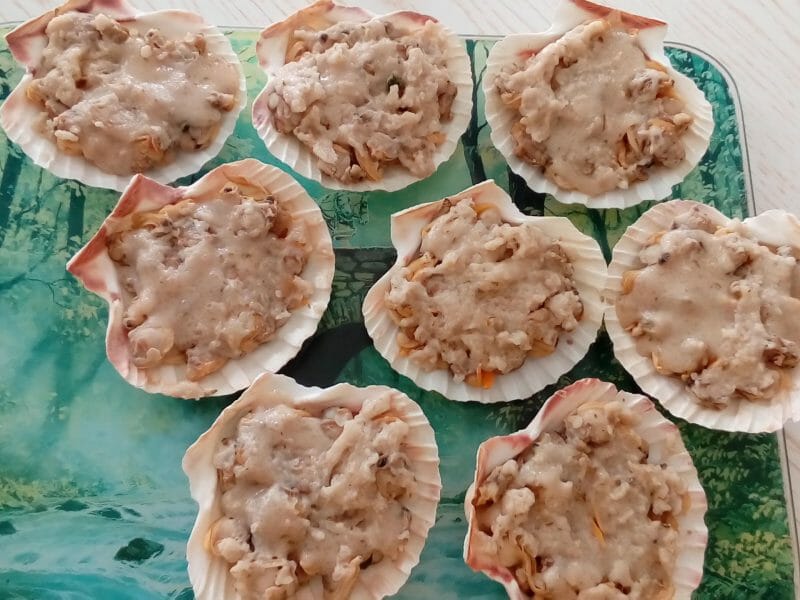 Cliquez pour zoomer ! Cassolettes de Saint Jacques Thermomix par annie.pascal1962