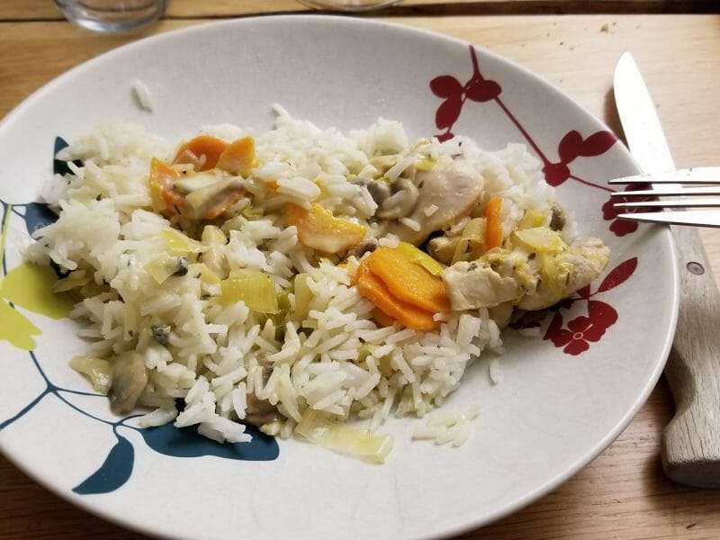 Cliquez pour zoomer ! Blanquette de dinde au bleu d’auvergne Thermomix par castalos