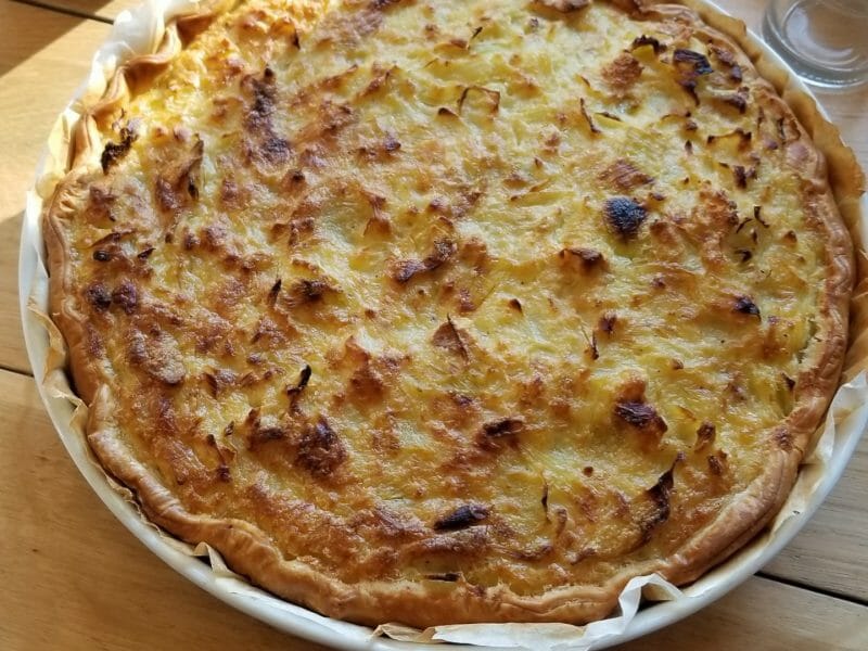 Cliquez pour zoomer ! Tarte feuilletée aux oignons Thermomix par castalos