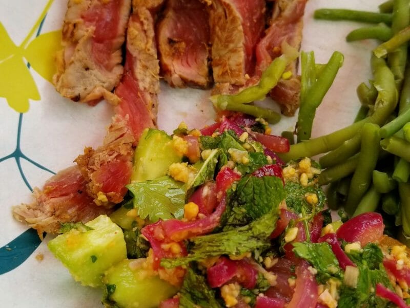Cliquez pour zoomer ! Salade thaï au boeuf Thermomix par castalos