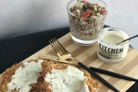 Cliquez pour zoomer ! Escalopes poulet et épinards panées Thermomix par Jihane-1025