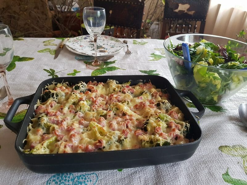 Cliquez pour zoomer ! Gratin de pâtes au brocoli Thermomix par Briange