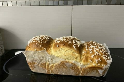 Cliquez pour zoomer ! Brioche tressée à la mie filante Thermomix par celine0212