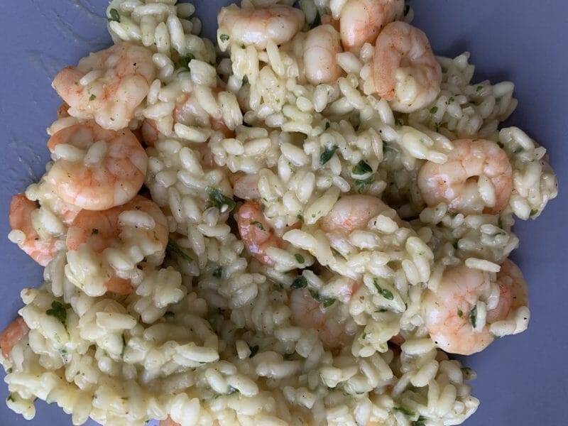 Cliquez pour zoomer ! Risotto crevettes et curry Thermomix par zakia28