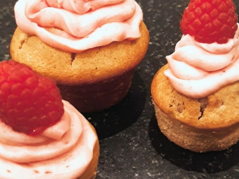 Cliquez pour zoomer ! Cupcakes à la framboise Thermomix par mathildespprn