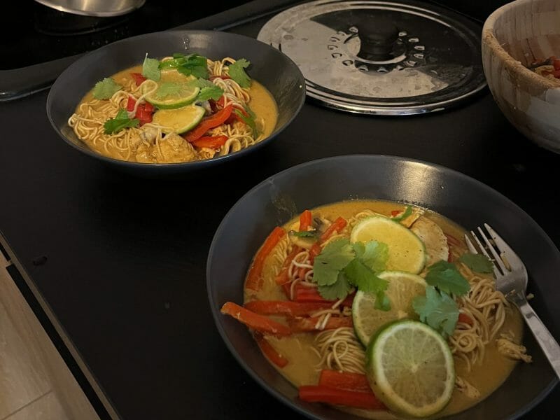 Cliquez pour zoomer ! Ramen thaï au poulet Thermomix par thomas_72