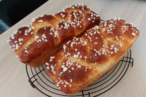 Cliquez pour zoomer ! Brioche tressée à la mie filante Thermomix par mapi74