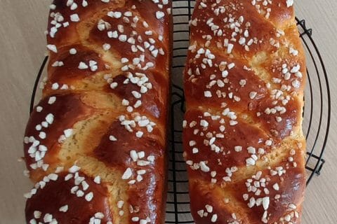 Cliquez pour zoomer ! Brioche tressée à la mie filante Thermomix par mapi74