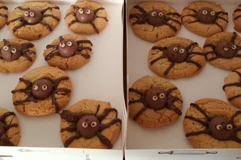 Cliquez pour zoomer ! Spider cookies – cookies araignées Thermomix par mapi74