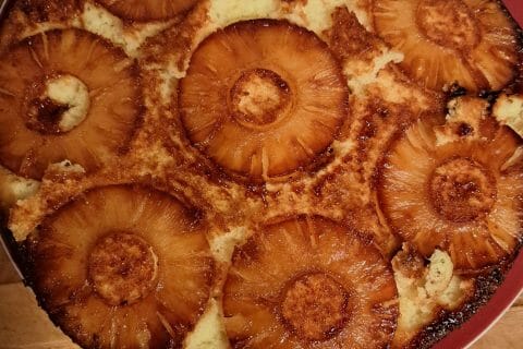 Cliquez pour zoomer ! Gâteau renversé à l’ananas Thermomix par lalalr
