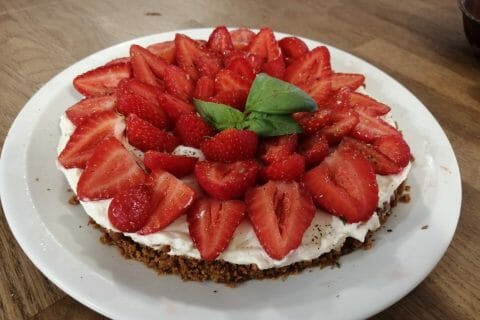 Cliquez pour zoomer ! Tarte aux fraises sans cuisson Thermomix par brice33
