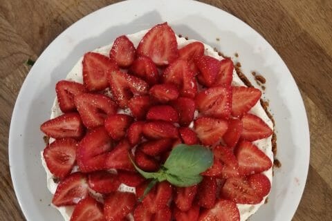 Cliquez pour zoomer ! Tarte aux fraises sans cuisson Thermomix par brice33
