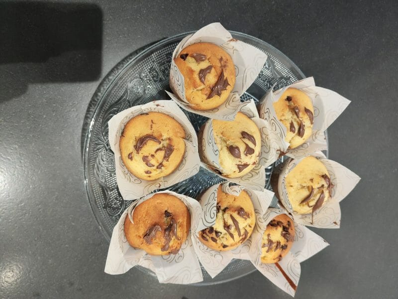 Cliquez pour zoomer ! Muffins aux pépites de chocolat Thermomix par chachou069