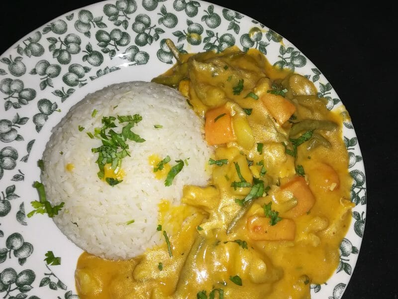 Cliquez pour zoomer ! Poulet Thaï au curry Thermomix par linette23