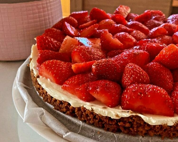 Cliquez pour zoomer ! Tarte aux fraises sans cuisson Thermomix par sonia_113